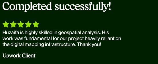 5 star GIS client review 1